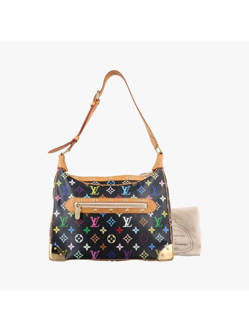 Louis Vuitton Boulogne Noir Monogram Multicolor Shoulder Bag